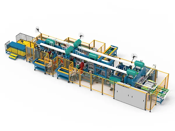 Automated Assembly and Clinching Line for Front-Load Washing Machine Casings