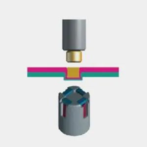 Solid Round Rivet Clinching