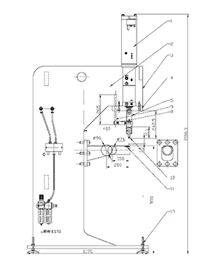 Clinching Press (8-Ton HVAC Duct Clinching)