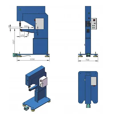 Clinching Press (8-Ton HVAC Duct Clinching)